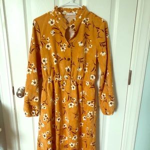 Corduroy dress